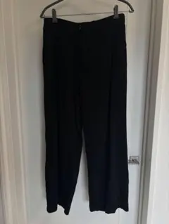 23区リネンレーヨンストレッチワイドパンツ
