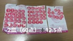 ヤマザキ　春のパンまつり2026 2皿（60点）➕12.5点　点数シール