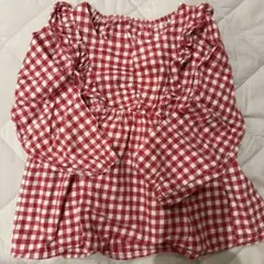 【アプレレクール】総柄フリルチュニック