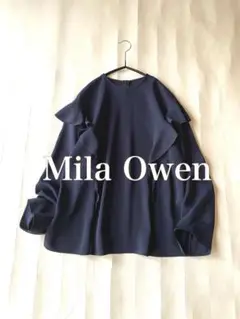 ミラオーウェンMilaOwenゆったりラッフルとろみプルオーバー