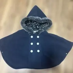 eLinFolk 小人ポンチョ ネイビー