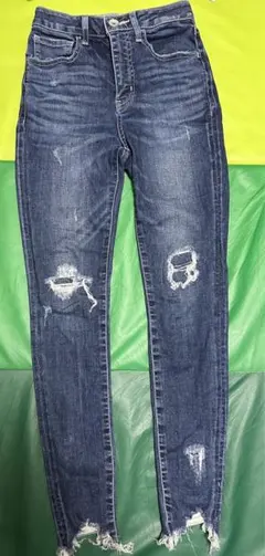 rienda リエンダ　デニム　パンツ　ジーパン　Sサイズ　24インチ