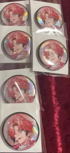 にじさんじ 缶バッジ MECHATU-A Over Drive! 赤城ウェン