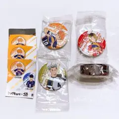 ハイキュー!! くら寿司 缶バッジ 日向翔陽 孤爪研磨 木兎光太郎 マステ ④