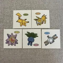 ポケモンパン デコキャラシール 第217弾　シール5枚②