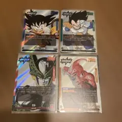ドラゴンボールフュージョンワールド　リーダーカード4種