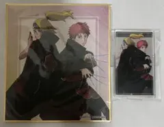 NARUTO 戦う背中 デイダラ＆サソリ 色紙 アクリルスタンド 限定特典