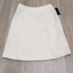 値引★a.v.v ツイードスカート アイボリー 新品タグ付