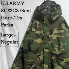 S品米軍実物 ECWCS Gen1 GORE-TEX ウッドランドカモ L-R