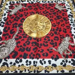 CELINE レオパード柄 ハンカチ大判