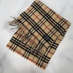 ✨美品✨バーバリーロンドン　カシミヤ100%マフラー　ノバチェック