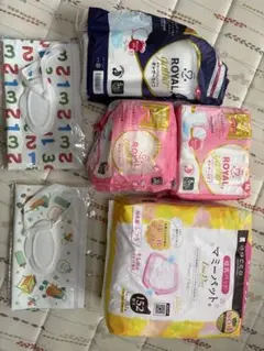 ROYAL お産用パッド　母乳パッド　ウェットティッシュケース