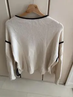w closet 配色ライン ニット セーター