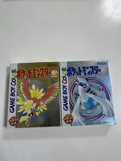 金銀セット ポケットモンスター 金・銀 ゲームボーイ　動作未確認