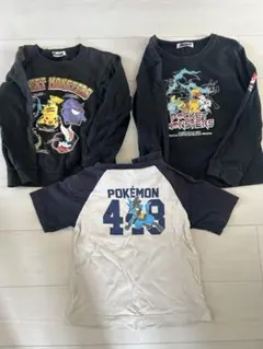 ポケモン Tシャツ トレーナーロンT3枚セットまとめ売り
