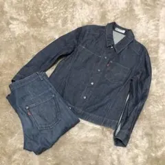 Levi's ENGINEEREDJEANS 立体裁　デニム　セットアップy2k