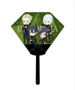ツイステ　ブレイジングジュエル　クリアうちわ　ディアソムニア　マレウス　シルバー