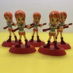 JUMP FESTA コカ・コーラ ミニフィギュア ナミ5個7-10-04