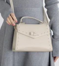 SecretDoor 2way パール ショルダーバッグ リボン ミゼル