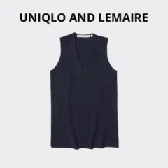 UNIQLO ラムVネックセーターノースリーブ