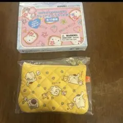 サンリオ　シークレットミニフラットポーチ　ポムポムプリン