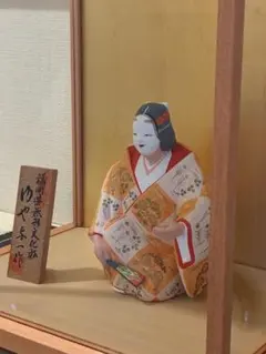 小島与一作 博多人形 ゆや (熊野) 能 福岡県無形文化財 小島與一 小島与一作 博多人形 ゆや (熊野) 能 福岡県無形文化財 小島與