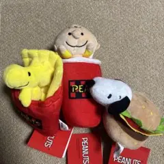 SNOOPY スヌーピー ハンバーガー ぬいぐるみ