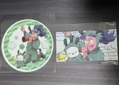 忍たま乱太郎 サンリオ 七松小平太 ステッカー コースター セット アモカフェ