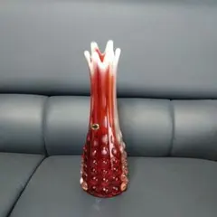 花瓶ガラス製　昭和レトロ