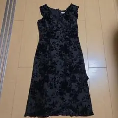 L'EST ROSE ノースリーブひざ丈ワンピース サイズ2