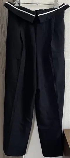 レディース パンツ ブラック ウエストデザイン LLサイズ かわいい ボトム