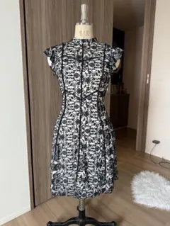 リリーブラウンレースミニワンピース