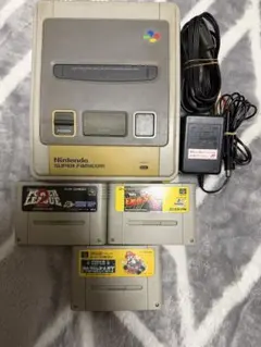 【ジャンク】スーパーファミコン本体とソフト３本