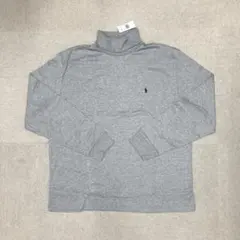 新品　POLO by Ralph Lauren　ハイネックカットソー　グレー