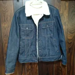 ボア デニムジャケット