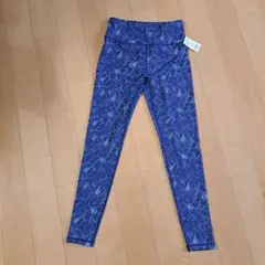 花柄ネイビー ヨガパンツ