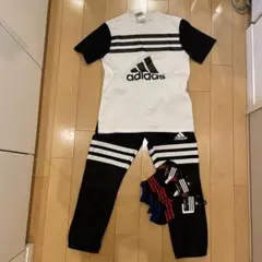 adidas ジャージセット 140/130 靴下3足付き限定値下げ中