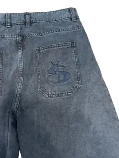 yard saleショートデニムパンツ