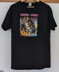 Travis Scott la flame Tシャツ　GILDAN
