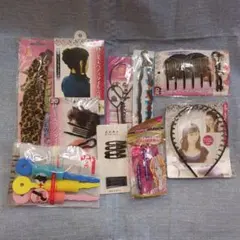 ヘアアレンジ　アイテムのセット