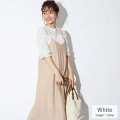 総レース　半袖　5分袖　ブラウス　トップス　レディース　w