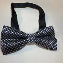 千鳥柄ネイビー蝶ネクタイ02