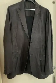 レザー テーラードジャケット