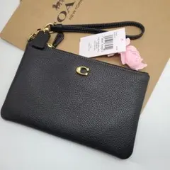 新商品　COACH　コーチ　ポーチ　リストレット　小物入れ　正規品