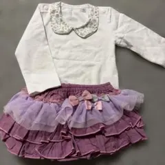 panpantutu ロンパース＆フリルスカートセット 70cm