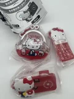 ハローキティなつかしアイテムミニチュアコレクション3点セット
