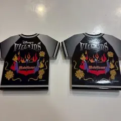 激レア　ディズニー　ヴィランズ　マレフィセント　Tシャツメモ　ダイカットメモ