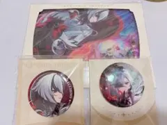 原神 召使 アルレッキーノ 缶バッジ クリアカード