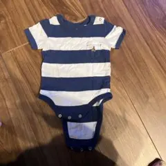 baby GAP ストライプロンパース 3-6ヶ月