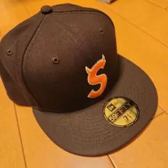 Supreme 59FIFTY キャップ ブラウン7 3/8